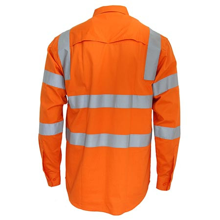 3543 Hi-Vis 3 way Cool-Breeze VIC Rail Shirt - DNC Workwear