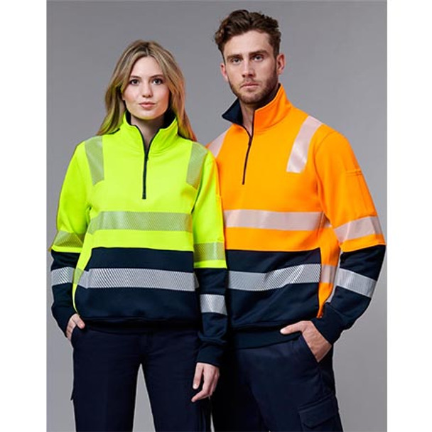 SW32 Vic Rail Hi Vis Safety Jumper- Unisex - Winning Spirit SW32 Vic Rail Hi Vis Safety Jumper- Unisex - Winning Spirit