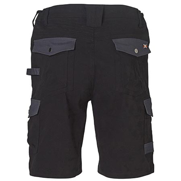 WP23 Mens Stretch Cargo Work Shorts with Design Panel Treatment - Winning Spirit WP23 Mens Stretch Cargo Work Shorts with Design Panel Treatment - Winning Spirit