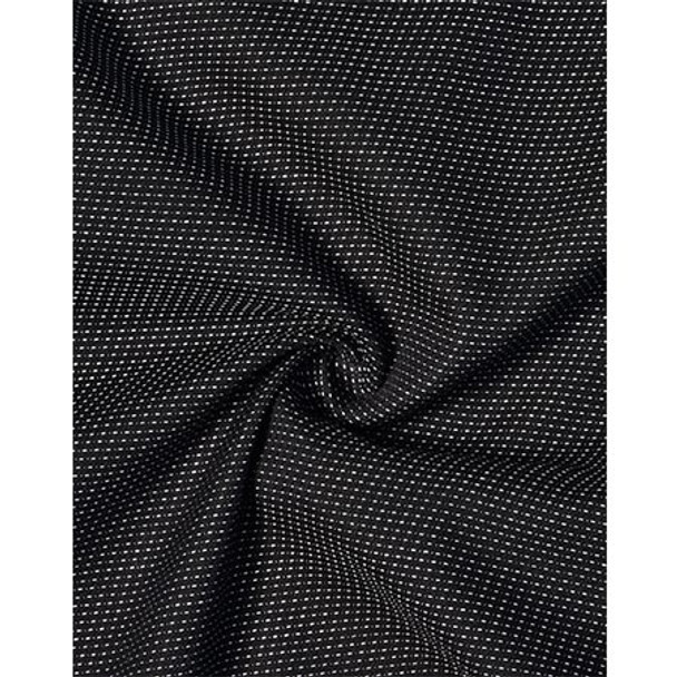 M7400S Mens Ascot Dot Jacquard Short Sleeve Shirt - Winning Spirit M7400S Mens Ascot Dot Jacquard Short Sleeve Shirt - Winning Spirit