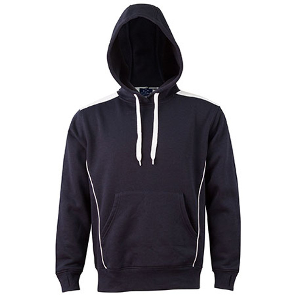 FL19 - Adult Unisex Croxton Hoodie - Navy-White FL19 - Adult Unisex Croxton Hoodie - Navy-White