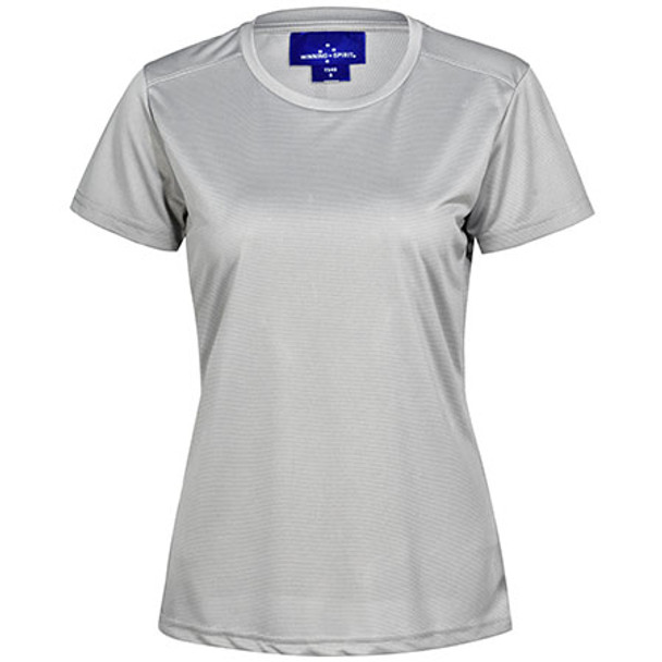 TS40 - Ladies Rapidcool Ultra Light Tee - Silver Grey TS40 - Ladies Rapidcool Ultra Light Tee - Silver Grey