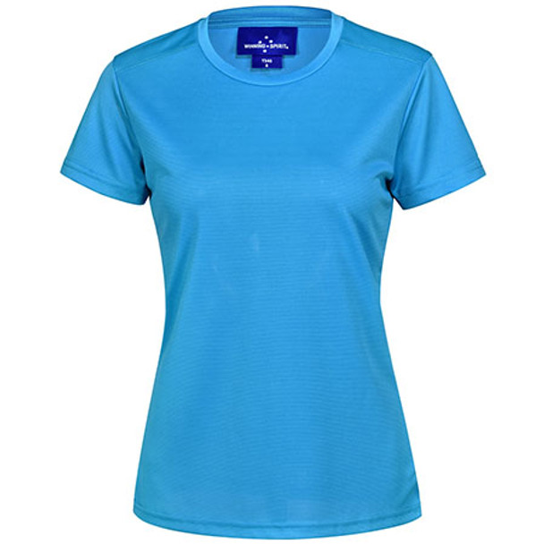 TS40 - Ladies Rapidcool Ultra Light Tee - Cyan TS40 - Ladies Rapidcool Ultra Light Tee - Cyan