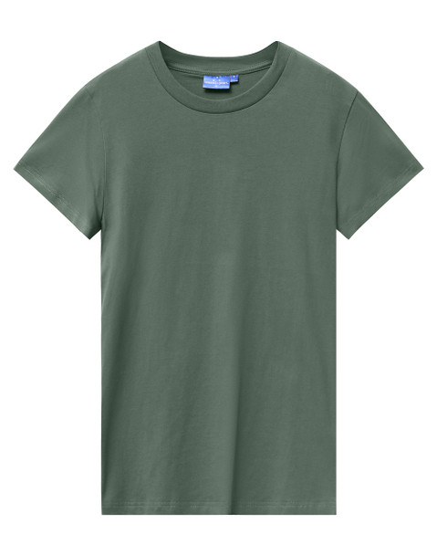 Army Green - Front - TS42 - Ladies Premium Cotton Tee - Winning Spirit