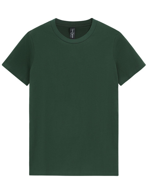 Forest Green - Front - TS42 - Ladies Premium Cotton Tee - Winning Spirit