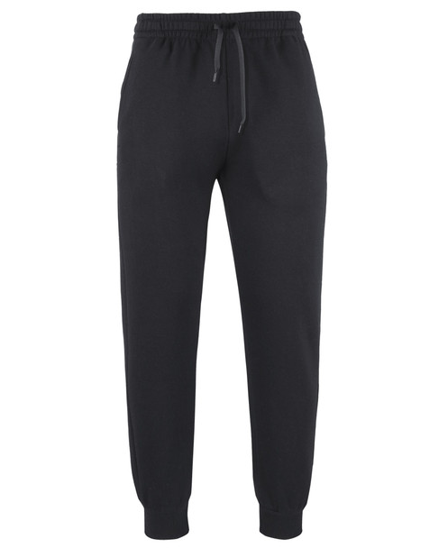 Black - Front - 3PFC - C of C Cuffed Track Pant