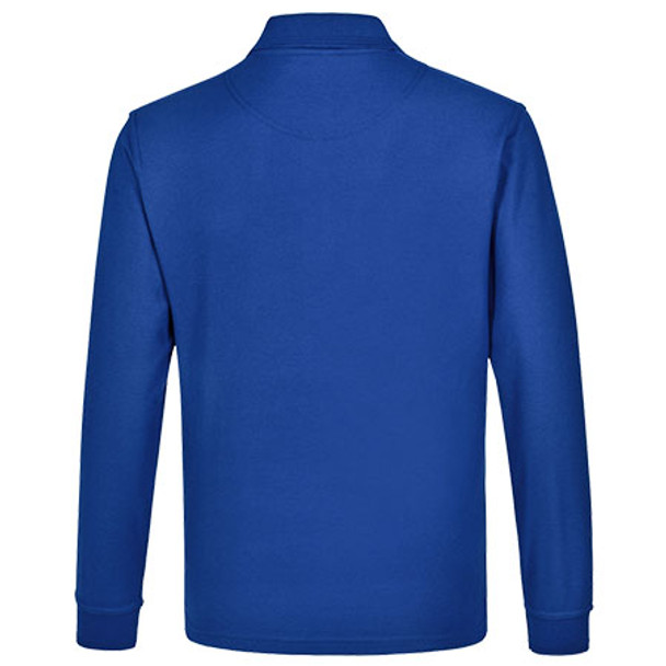 PS12 Unisex Traditional Poly/Cotton Pique Long Sleeve Polo - Winning Spirit PS12 Unisex Traditional Poly/Cotton Pique Long Sleeve Polo - Winning Spirit