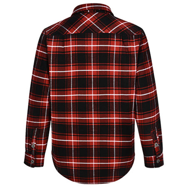 WT07 Unisex Quileted Flannel Shirt-Style Jacket - Winning Spirit WT07 Unisex Quileted Flannel Shirt-Style Jacket - Winning Spirit