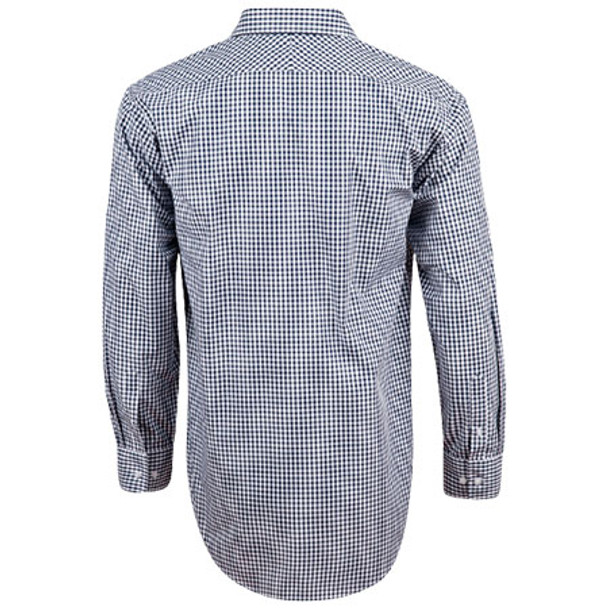 M7300L Mens Gingham Check L/S Shirt w/ Roll-Up Tab Sleeve - Benchmark M7300L Mens Gingham Check L/S Shirt w/ Roll-Up Tab Sleeve - Benchmark