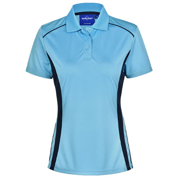 Aqua-Navy - PS80 Ladies Pursuit Polo - Winning Spirit Aqua-Navy - PS80 Ladies Pursuit Polo - Winning Spirit