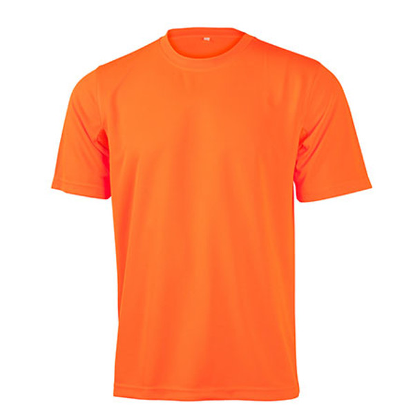 Orange - SW39 HI-VIS MINI WAFFLE SAFETY TEE-Unisex - Australian Industrial Wear Orange - SW39 HI-VIS MINI WAFFLE SAFETY TEE-Unisex - Australian Industrial Wear