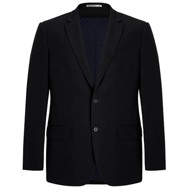 Black - 80717 Mens City Fit Two Button Jacket - Biz Corporates