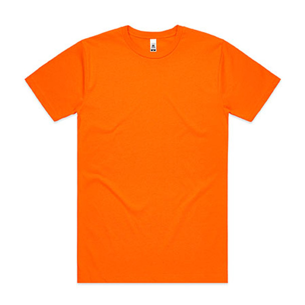 Safety Orange - 5050F Mens Block Tee - Safety Colours - AS Colour