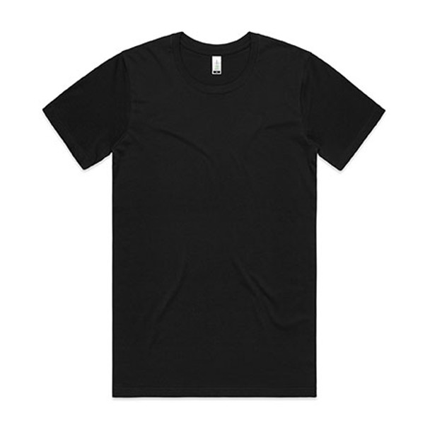 Black - 5005 Mens Organic Tee - AS Colour