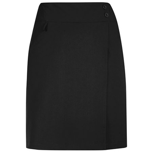 Black - CL145LS Womens Skort - Biz Care