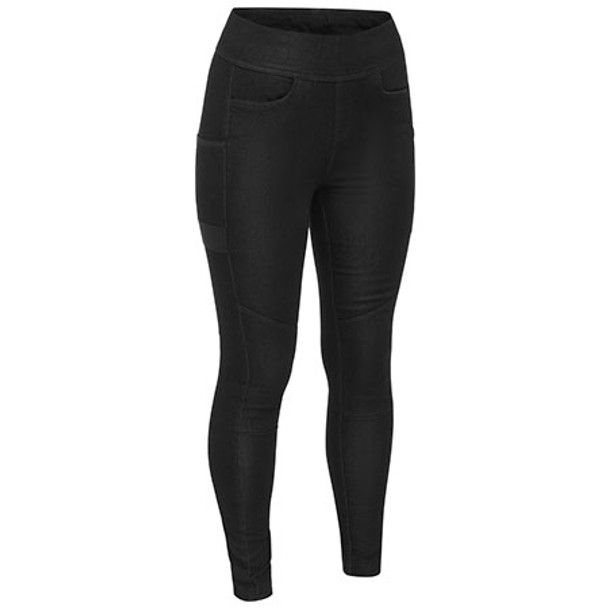 Black - BPL6026 Womens Flex and Move Jegging - Bisley