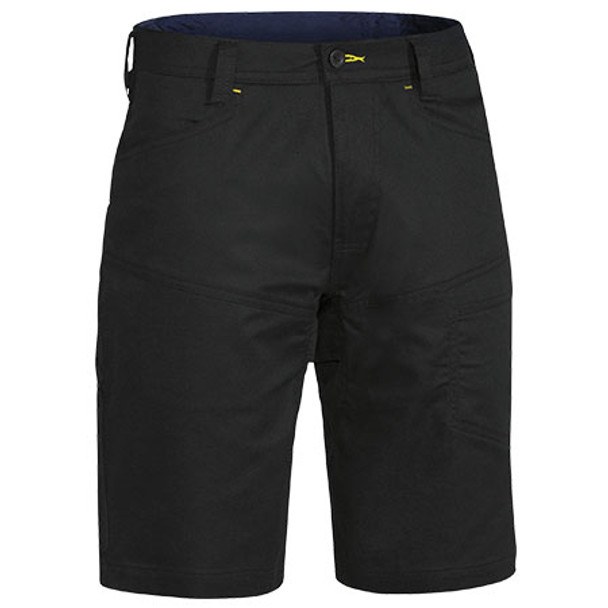 Black - BSH1474 X Airflow Ripstop Vented Work Short - Bisley