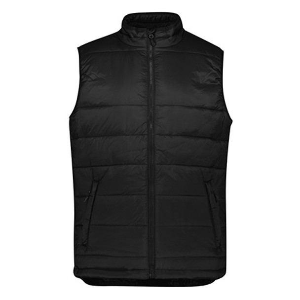 Black - J211M Alpine Mens Puffer Vest - Biz Collection