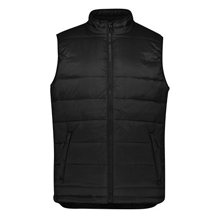 Black - J211M Alpine Mens Puffer Vest - Biz Collection