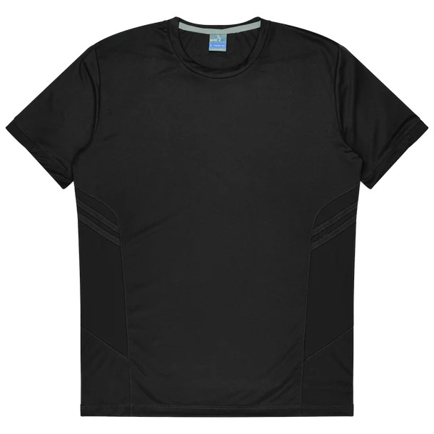 Black - Front - 1211 - Tasman Mens Tee - Aussie Pacific