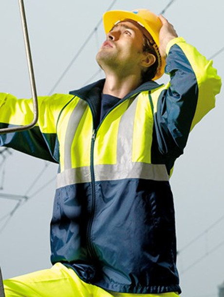 SJ0642 - UNISEX ADULTS HI-VIS 3 IN 1 JACKET WITH REFLECTIVE TAPE SJ0642 - UNISEX ADULTS HI-VIS 3 IN 1 JACKET WITH REFLECTIVE TAPE