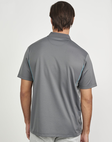 PS93 - MENS SUSTAINABLE POLY/COTTON CONTRAST SS POLO PS93 - MENS SUSTAINABLE POLY/COTTON CONTRAST SS POLO