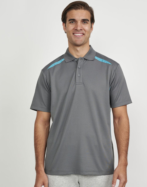 PS93 - MENS SUSTAINABLE POLY/COTTON CONTRAST SS POLO PS93 - MENS SUSTAINABLE POLY/COTTON CONTRAST SS POLO