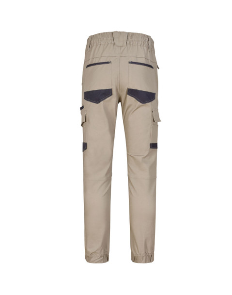 WP28 - UNISEX COTTON STRETCH DRILL CUFFED WORK PANTS WP28 - UNISEX COTTON STRETCH DRILL CUFFED WORK PANTS