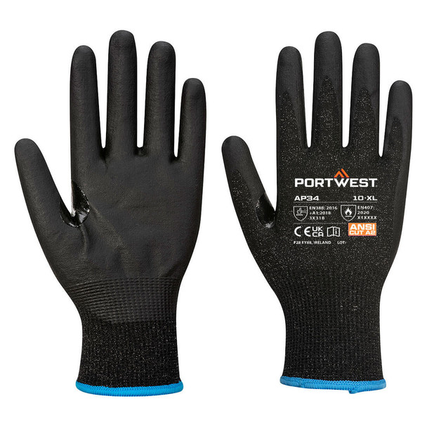 AP34 - LR15 NITRILE FOAM TOUCHSCREEN GLOVE PACK OF 12