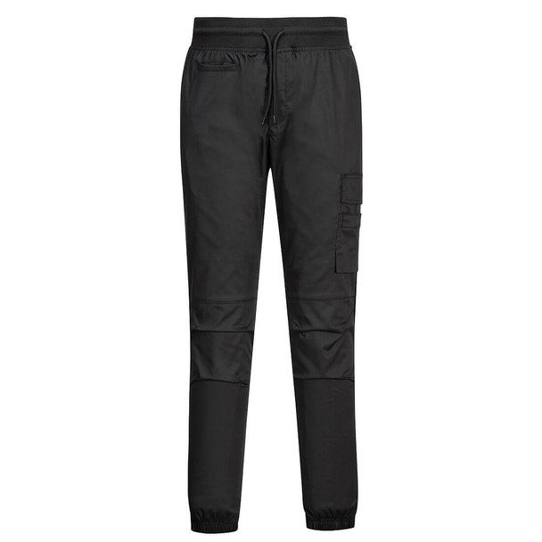 C074 - STRETCH CHEFS JOGGER ( BLACK )