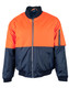 Orange / Navy - Front - SW06A - Hi-Vis Two Tone Flying Jacket Orange / Navy - Front - SW06A - Hi-Vis Two Tone Flying Jacket