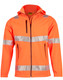 Orange - Front - SW30 - Hi-Vis Softshell Hooded Jacket With 3M Tape Orange - Front - SW30 - Hi-Vis Softshell Hooded Jacket With 3M Tape
