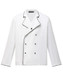 White / Black - Front - CJ05 - Unisex Executive Chef Jacket White / Black - Front - CJ05 - Unisex Executive Chef Jacket