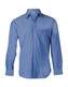 Indigo Blue - Front - M7002 - Men's Nano Tech Long Sleeve Shirt