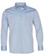 Blue - Front - M7012 - Men's Fine Chambray Long Sleeve Shirt