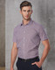 M7340S - Men's Two Tone Mini Check S/S Shirt M7340S - Men's Two Tone Mini Check S/S Shirt