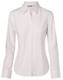 White - Front - M8030L - Women's Fine Twill L/S Shirt White - Front - M8030L - Women's Fine Twill L/S Shirt