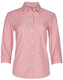 Red / White - Front - M8233 - Women's Balance Stripe 3/4 Sleeve Shirt Red / White - Front - M8233 - Women's Balance Stripe 3/4 Sleeve Shirt