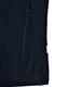 A black ladies softshell jacket featuring a zip pocket and a logo on the side.