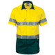 3887 - HiVis Cool-Breeze Cotton Shirt with 3M 8906 R/Tape - Short sleeve - Yellow-Bottle