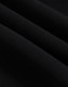 A close-up of black polar fleece fabric, showcasing its soft texture and layering. The image features a logo.