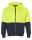SW24 - High Visibility 2 Tone Fleece Hoodie SW24 - High Visibility 2 Tone Fleece Hoodie