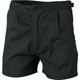 Black - Front - 3301 - Work Shorts Cotton Drill