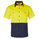 Yellow-Navy - SW57 Short Sleeve Safety Shirt Yellow-Navy - SW57 Short Sleeve Safety Shirt