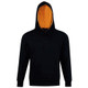 Black-Gold - FL09K Kids Fleece Passion Hoodie - Winning Spirit Black-Gold - FL09K Kids Fleece Passion Hoodie - Winning Spirit