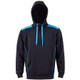 FL19 - Adult Unisex Croxton Hoodie - Navy-Aqua FL19 - Adult Unisex Croxton Hoodie - Navy-Aqua