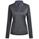 Storm Grey - E-PS90 Ladies Lucky Bamboo L/S Polo - Winning Spirit Storm Grey - E-PS90 Ladies Lucky Bamboo L/S Polo - Winning Spirit