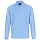 Sky Blue - PS12 Unisex Traditional Poly/Cotton Pique Long Sleeve Polo - Winning Spirit Sky Blue - PS12 Unisex Traditional Poly/Cotton Pique Long Sleeve Polo - Winning Spirit