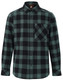 Black / Moss - Front - WT11 - UNISEX CLASSIC FLANNEL PLAID LS SHIRT - Winning Spirit