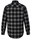 Black / Charcoal - Back - WT11 - Unisex Flannel Plaid Shirt - Winning Spirit